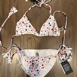 Chaser Patriotic 🇺🇸 Star Bikini Set - Size M